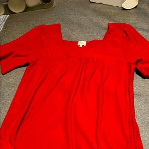 Ava James  Red Women's Blouse size M